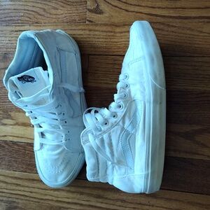 Van's women's white high tops